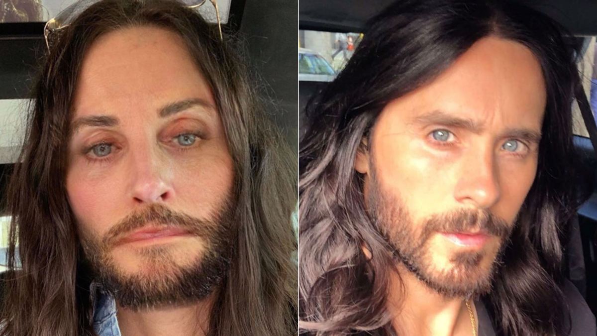 Courteney Cox Jared Leto Twinning