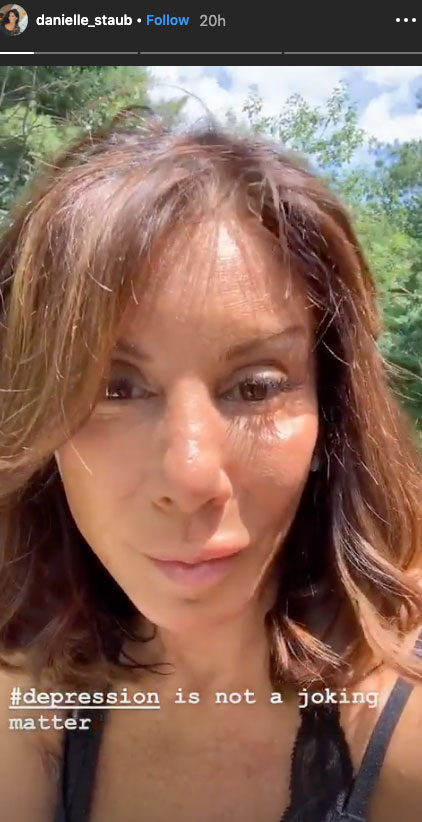 Danielle Staub Opens Up About Depression Battle It's 'Not a Joking Matter' Instagram Story