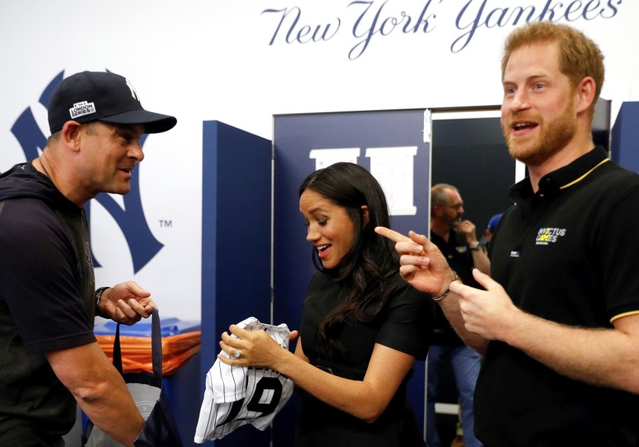 Duchess Meghan Accompanies Prince Harry to History-Making MLB London Series, Receives Red Sox, Yankees Onesies for Archie