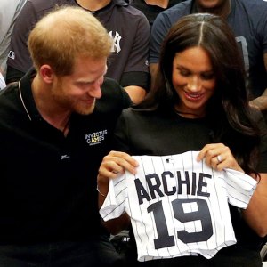 Duchess Meghan Accompanies Prince Harry to History-Making MLB London Series, Receives Red Sox, Yankees Onesies for Archie