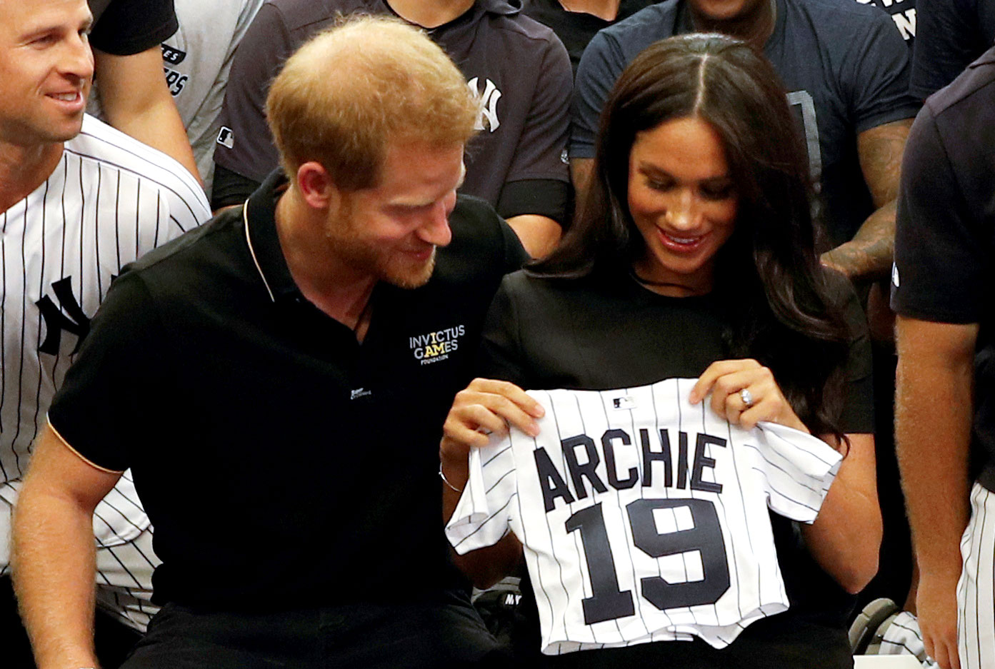 Duchess Meghan Accompanies Prince Harry to History-Making MLB London Series, Receives Red Sox, Yankees Onesies for Archie