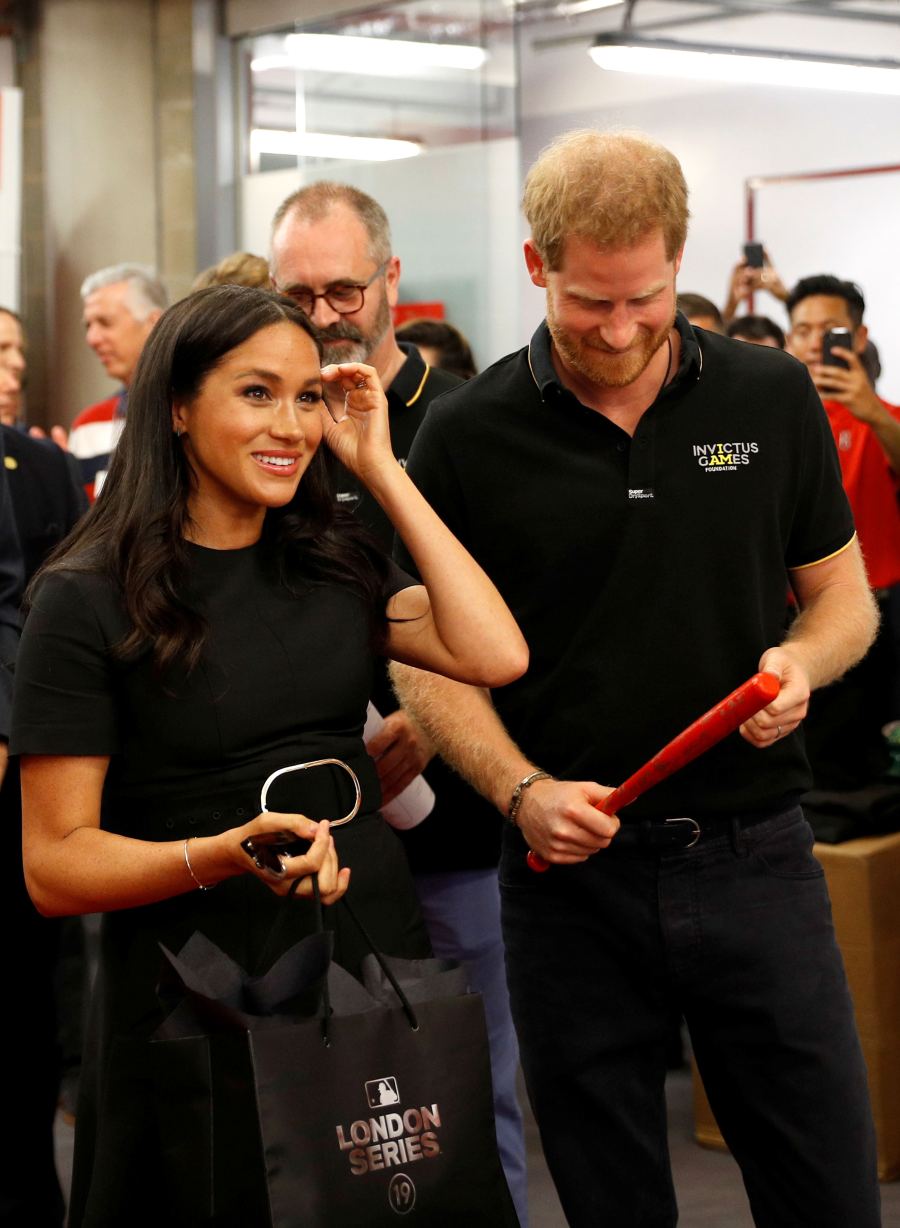 Duchess Meghan Accompanies Prince Harry to History-Making MLB London Series, Receives Red Sox, Yankees Onesies for Archie