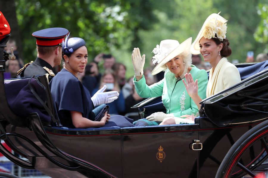 Duchess Meghan Attends Trooping the Colour Parade 1 Month After Giving Birth