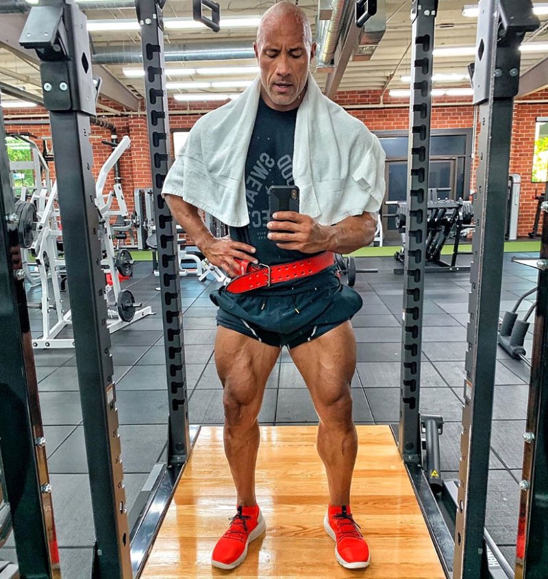 Dwayne “The Rock” Johnson Leg Workout