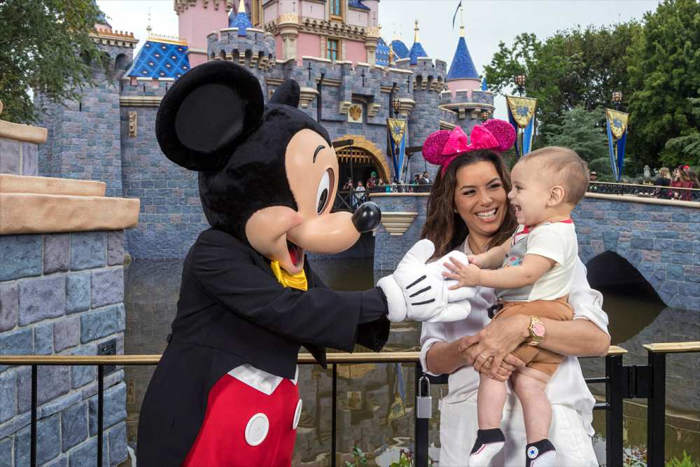 Eva Longoria Celebrates Son Santiago Birthday Disneyland