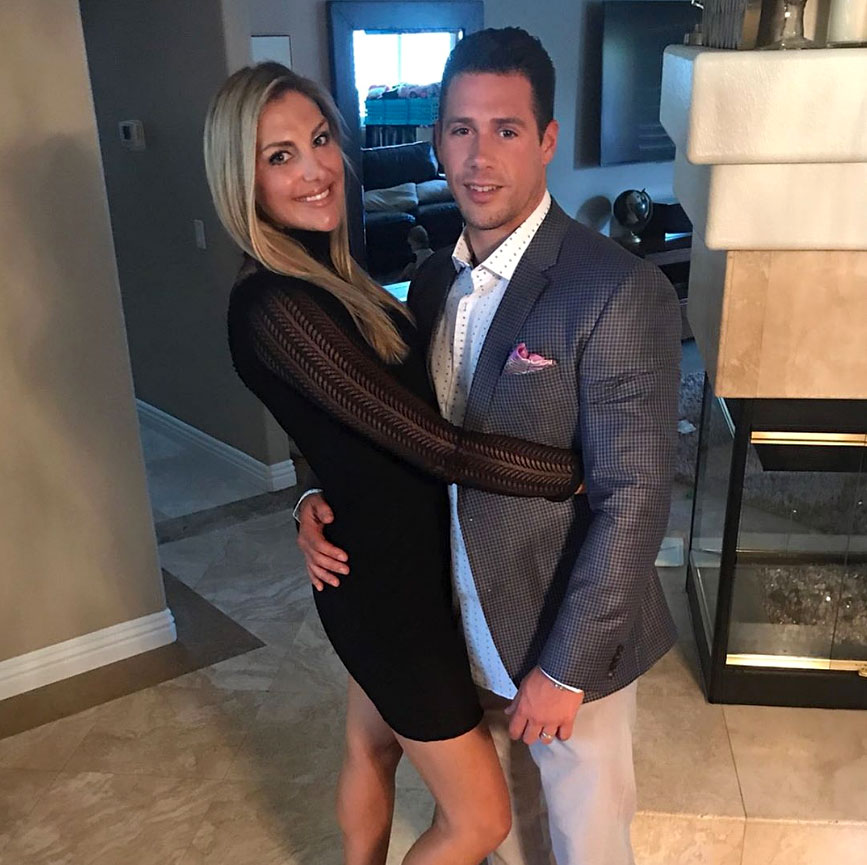 Gina Kirschenheiter And Matthew Kirschenheiter Short Black Dress Sport Jacket Birthday Photo Back Together After Filing for Divorce