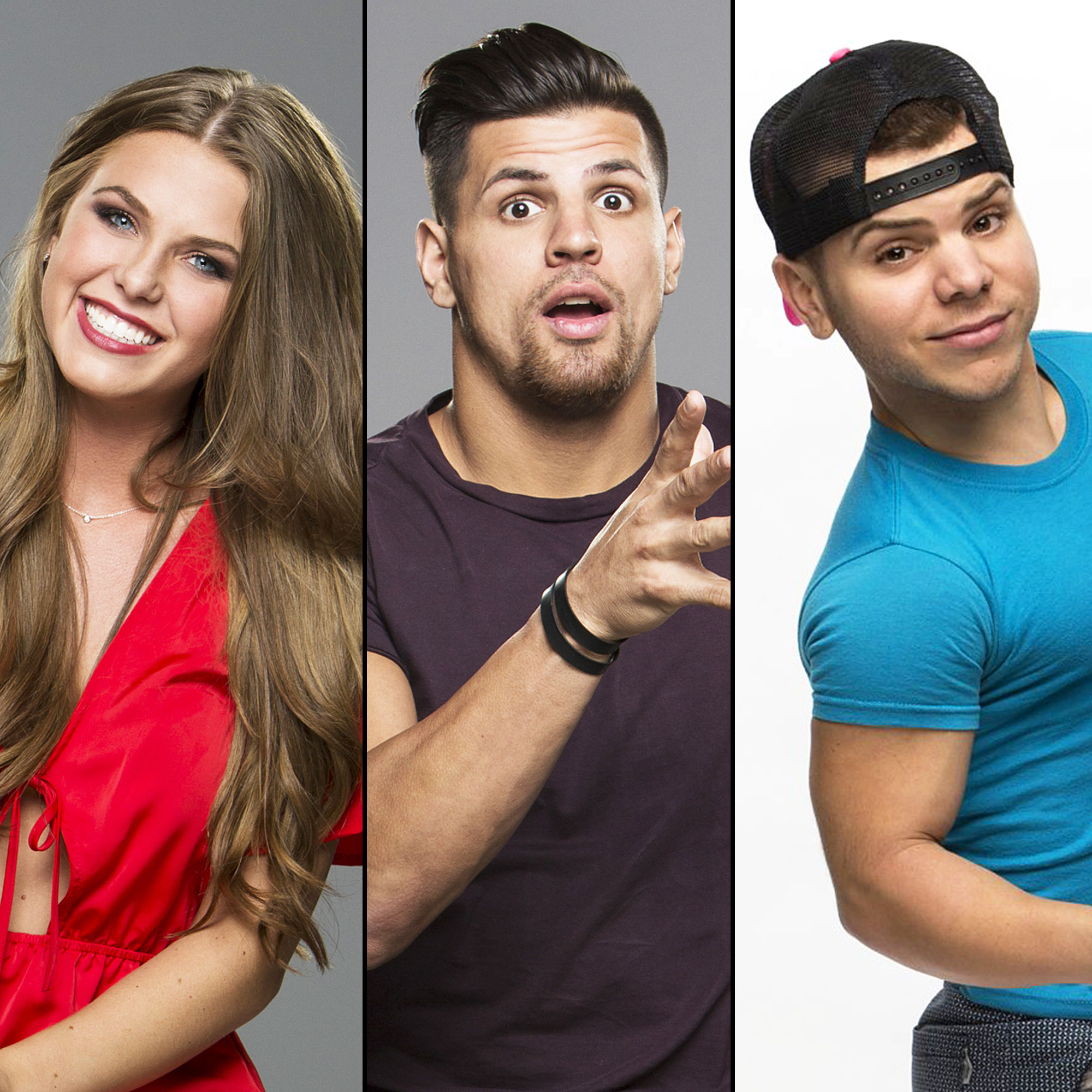 Haleigh Broucher Faysal Shafaat and JC Mounduix Big Brother Alums Reunite For Premiere Party