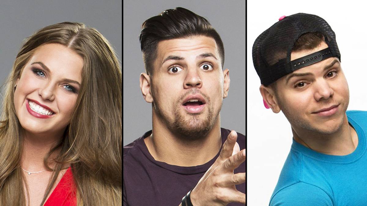 Haleigh Broucher Faysal Shafaat and JC Mounduix Big Brother Alums Reunite For Premiere Party