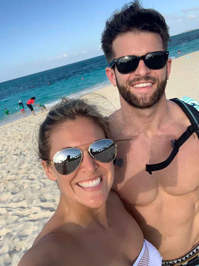 Haley Stevens and Jed Wyatt At The Beach Wearing Sunglasses