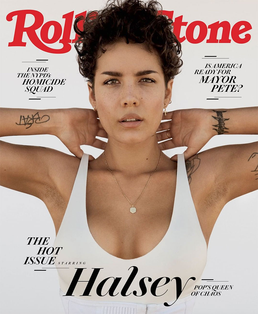 Halsey Shows Off Armpit Hair on 'Rolling Stone' Cover