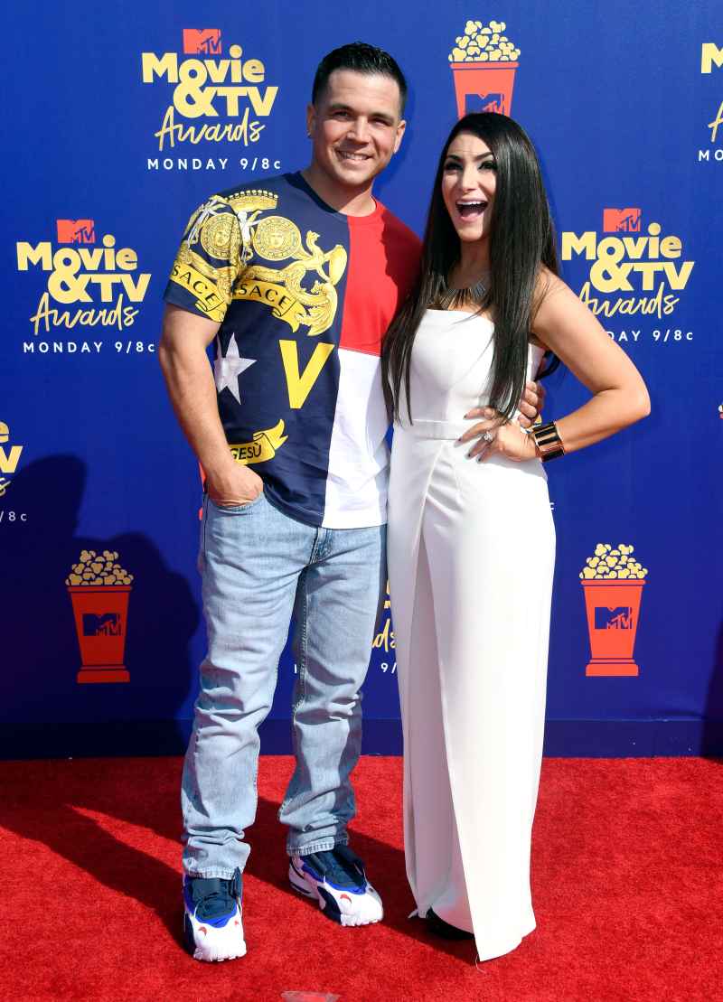 JWoww and BF Zac Make MTV Red Carpet Debut at Movie Awards Christopher Buckner and Deena Nicole Cortese