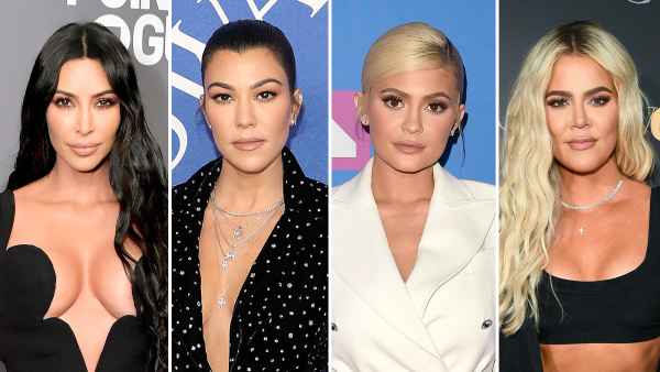 Kim Kardashian and Kourtney Kardashian and Kylie Jenner and Khloe Kardashian