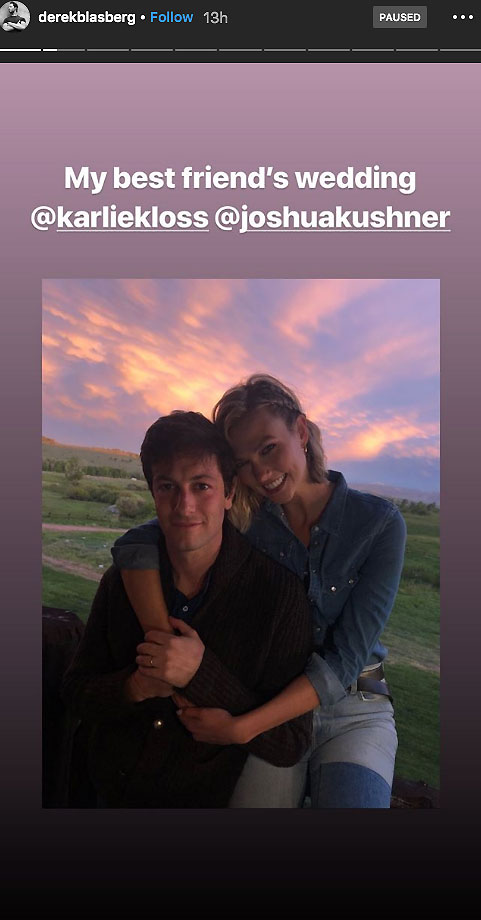 Karlie Kloss and Joshua Kushner Wearing Denim At Sunset