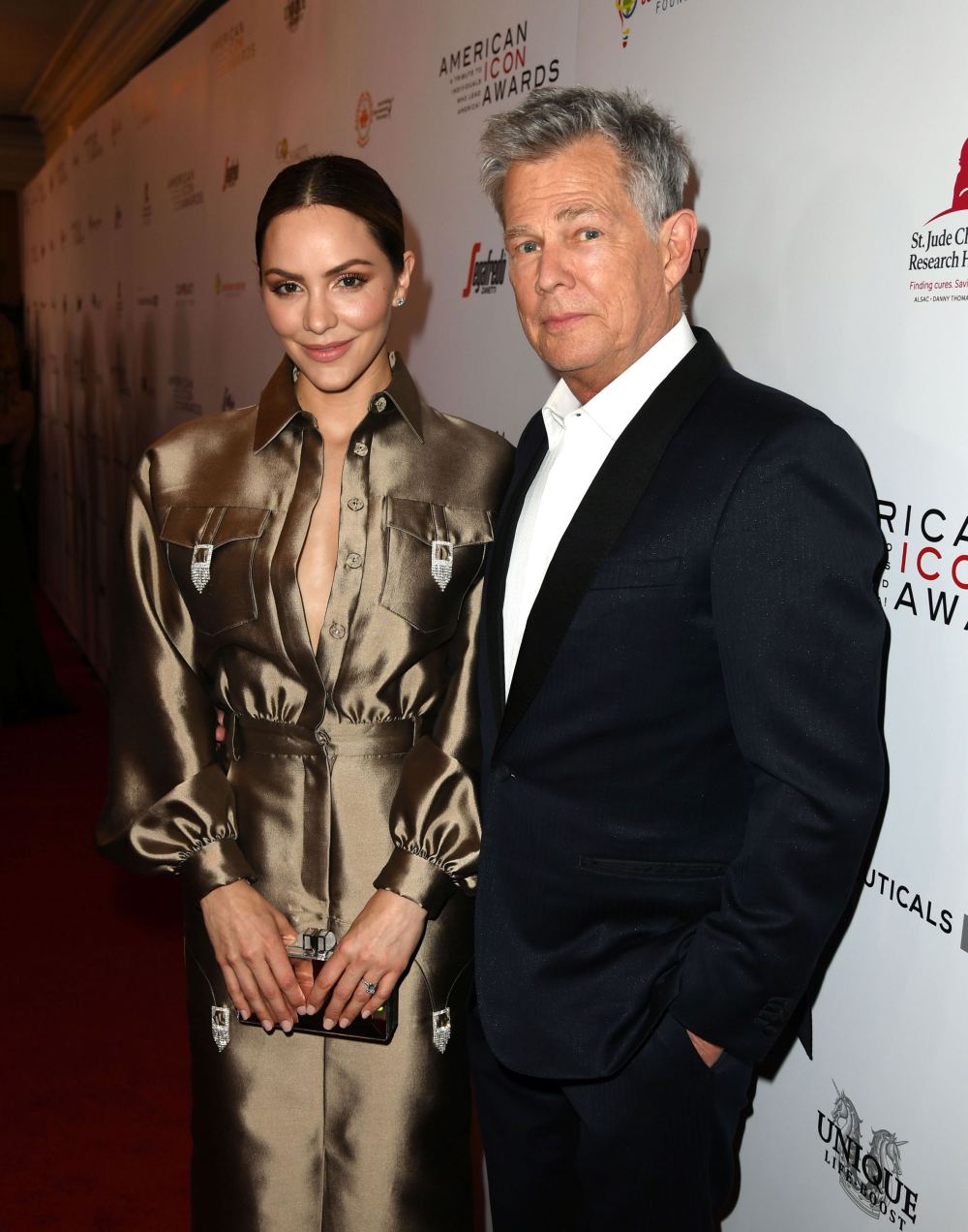 Katharine McPhee and David Foster Honeymoon in Italy After London Wedding