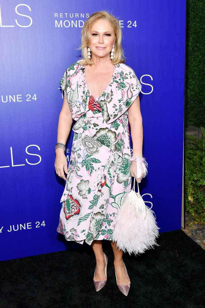 Kathy Hilton Hills New Beginnings Premiere Flower Dress