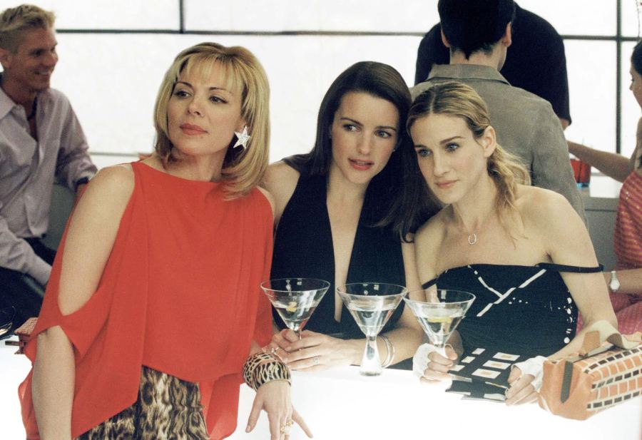 Kim-Cattrall,-Kristin-Davis-and-Sarah-Jessica-Parker-drinks-Sex-and-the-City