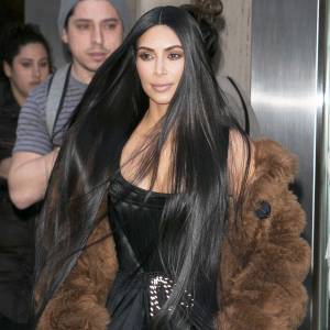 Kim Kardashian Fur Coat