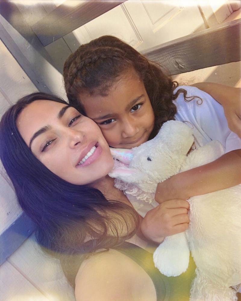 Kim Kardashian and North Sweet Moments With Kids
