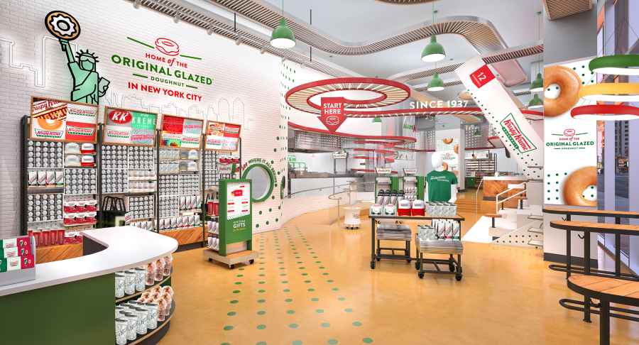 Krispy Kreme First Flagship Store NYC