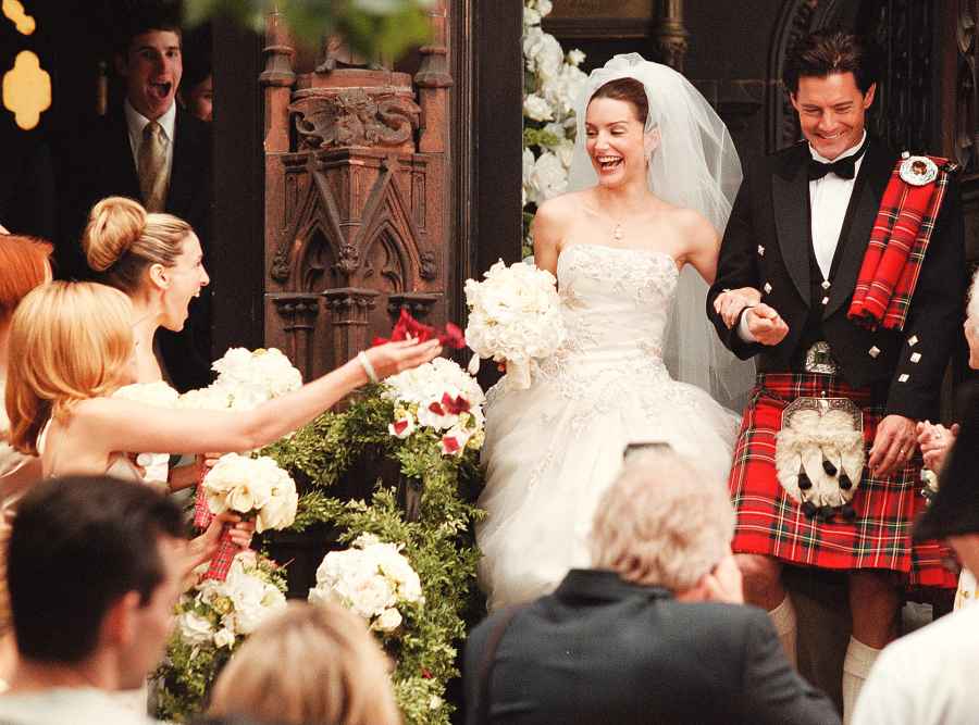 Kristin-Davis-and-Kyle-MacLachlan-wedding-sex-and-the-city