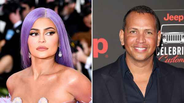 Kylie Jenner Wearing a Purple Wig and Outfit At Met Gala, Alex Rodriguez