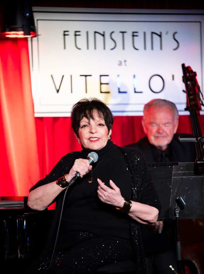 Liza Minnelli at the Grand Opening of Michael Feinstein’s new supper club Feinstein’s at Vitello’s