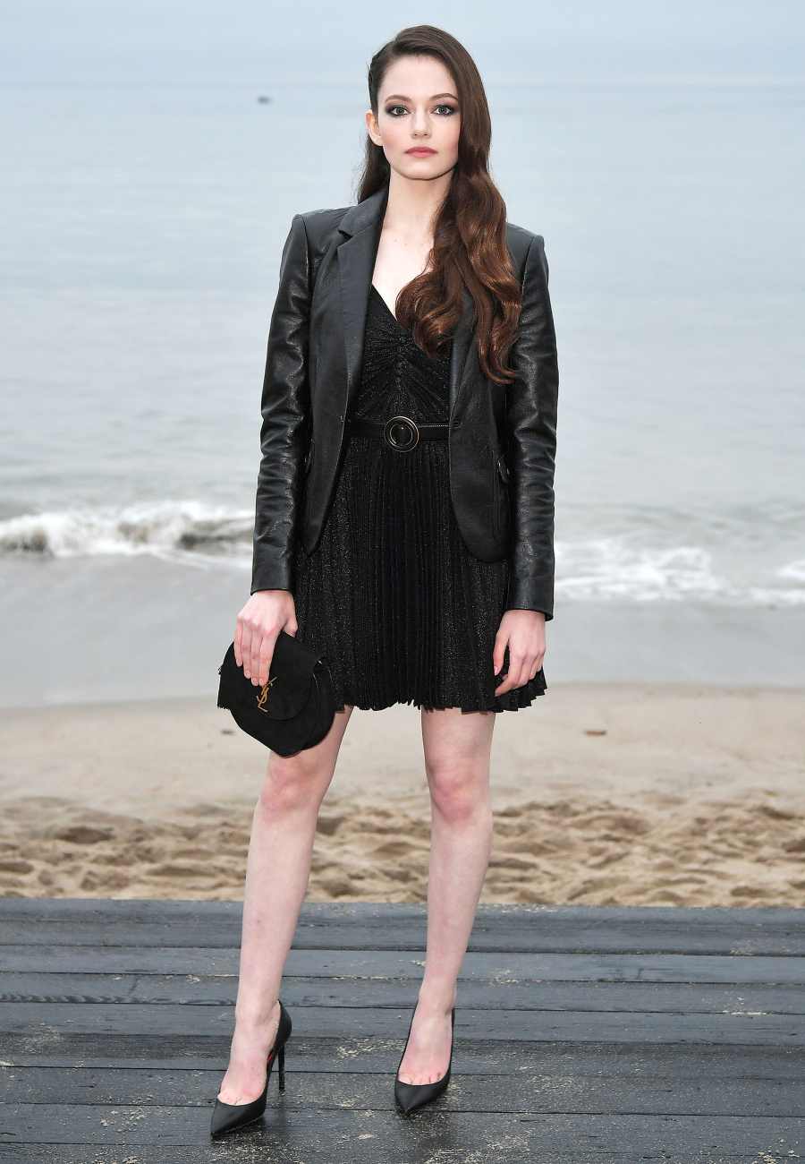 Mackenzie Foy Saint Laurent Mens Show