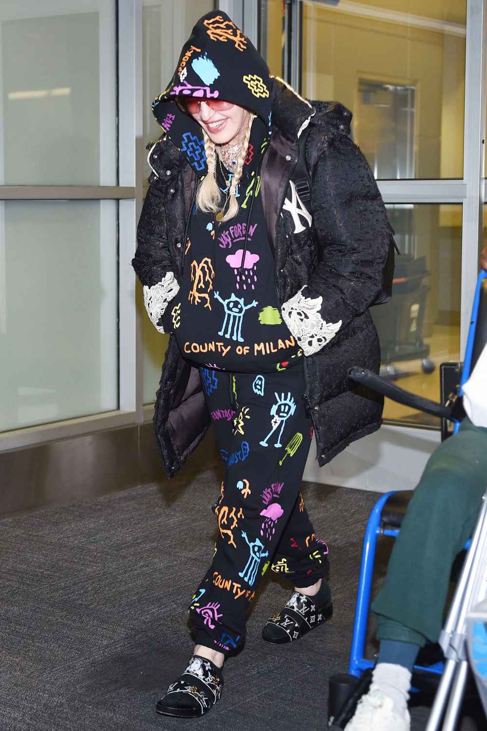 Madonna Country of Milan Outfit JFK June 16