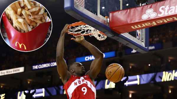 McDonalds Fries Toronto Raptors NBA