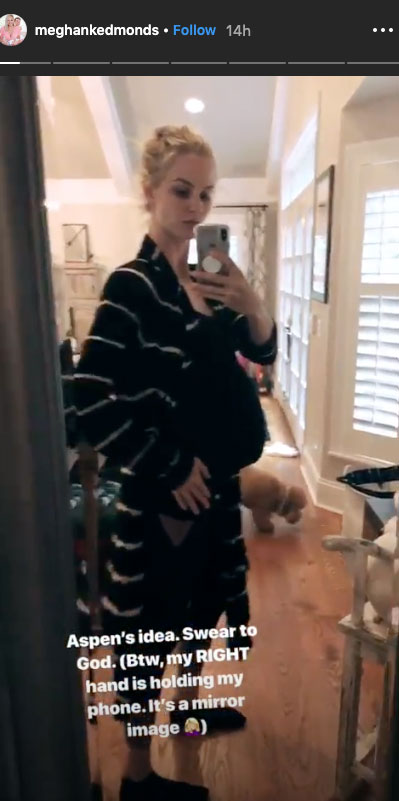 Meghan King Edmonds Jokes That She Is Pregnant Amid Husband Jim Edmonds' Cheating Scandal Instagram Story Fake Belly