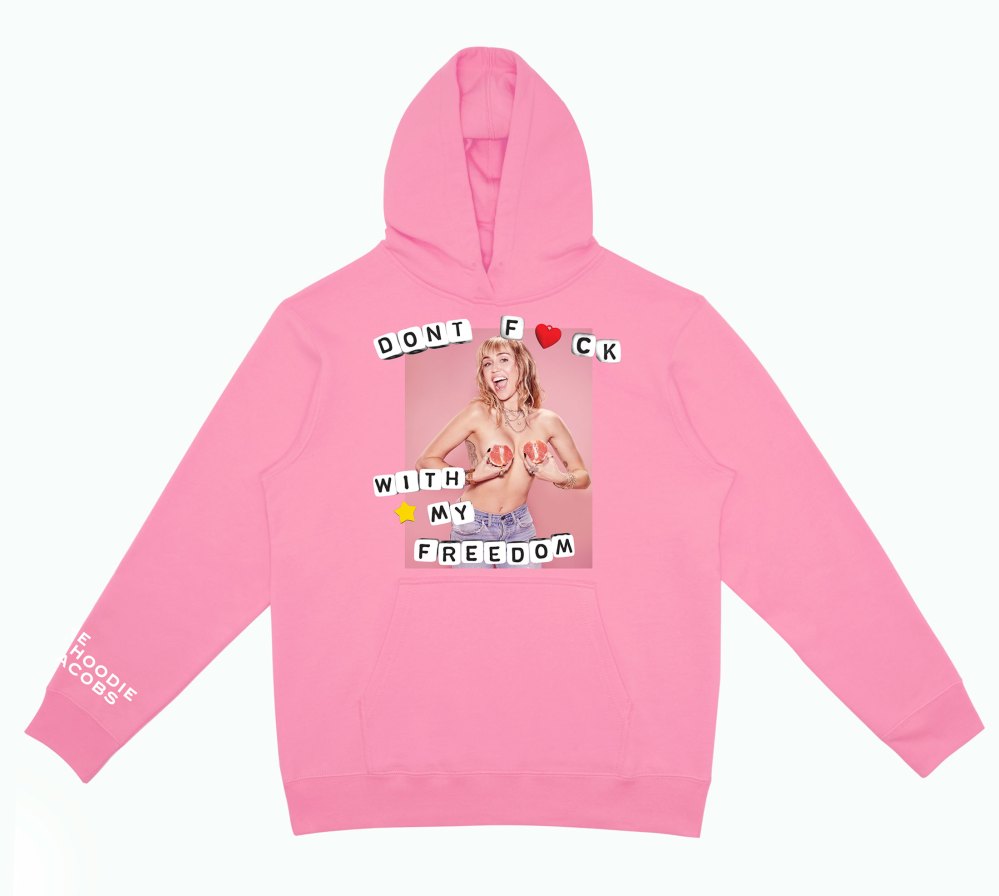 Miley Cyrus Marc Jacobs Hoodie Front
