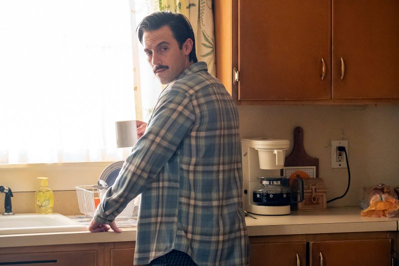 Milo Ventimiglia as Jack TV Dad On This Is Us Washing Dishes Has A Mustache