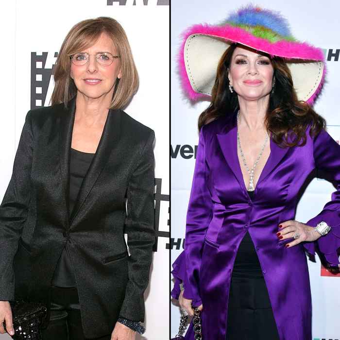 Nancy Meyers Wouldn't Know Lisa Vanderpump In A Crowd Wide Rainbow Hat