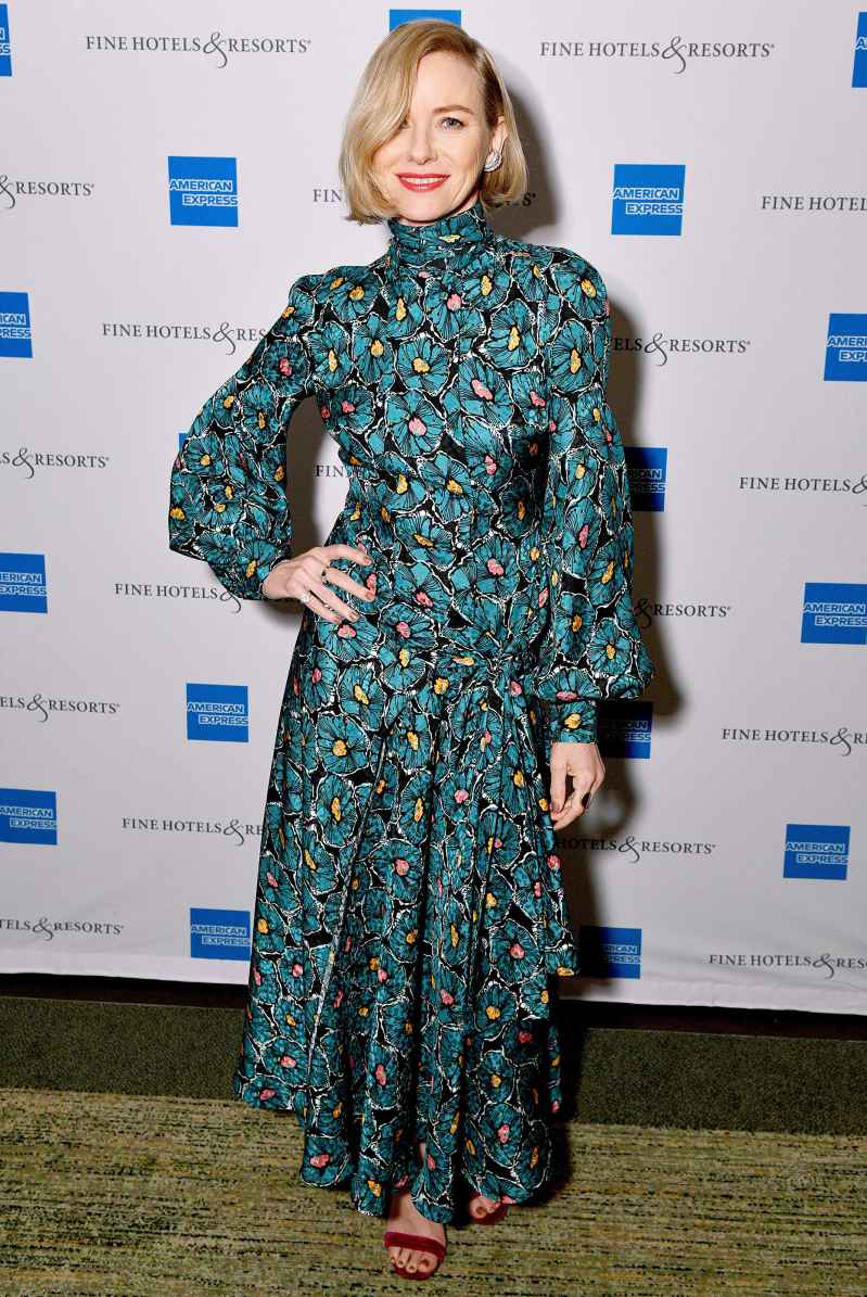 Naomi Watts Blue Florals May 30, 2019