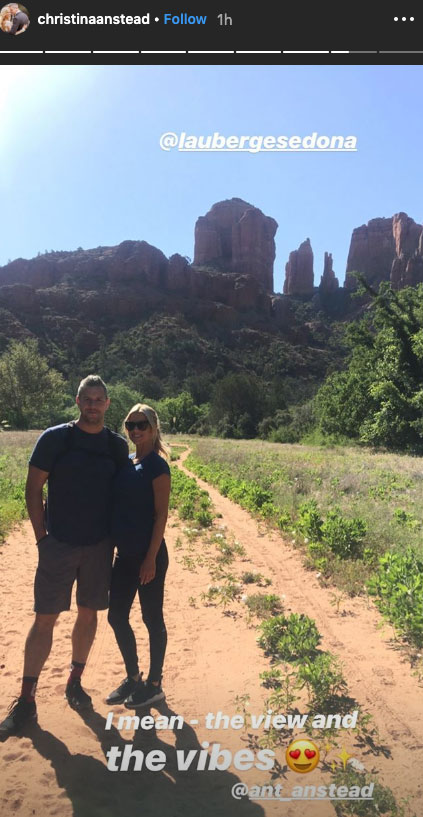 Pregnant Christina Anstead and Husband Ant Enjoy Babymoon in Sedona