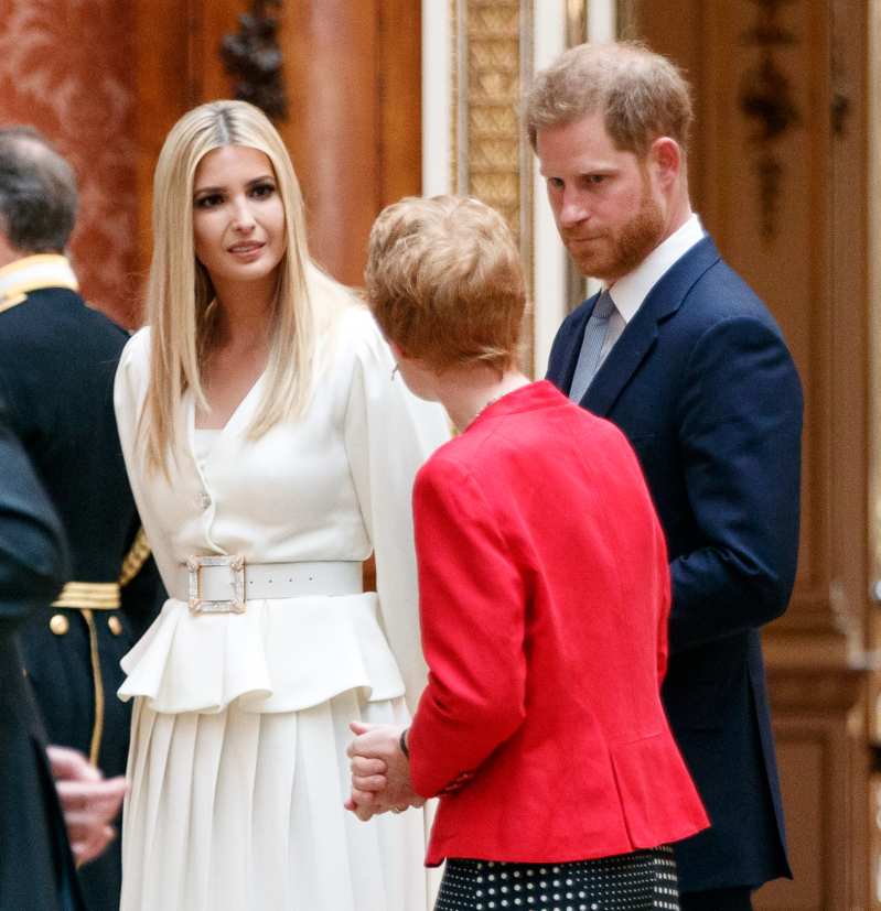 Prince Harry Ivanka Trump Queen Elizabeth Welcomes Donald Trump Melania