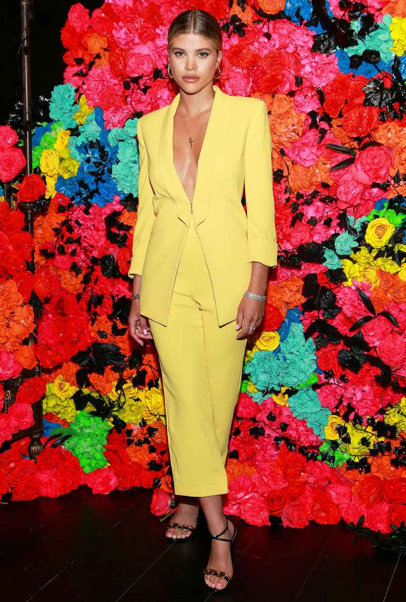 Sofia Richie Yellow Suit June 18