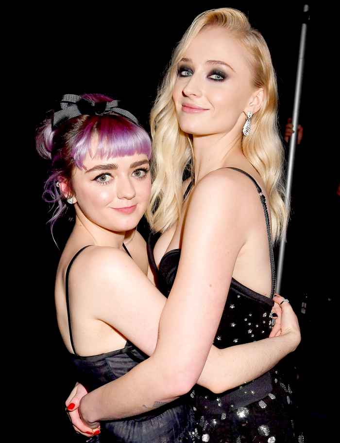 Sophie-Turner-Celebrates-Bachelorette-Party-With-Maisie-Williams