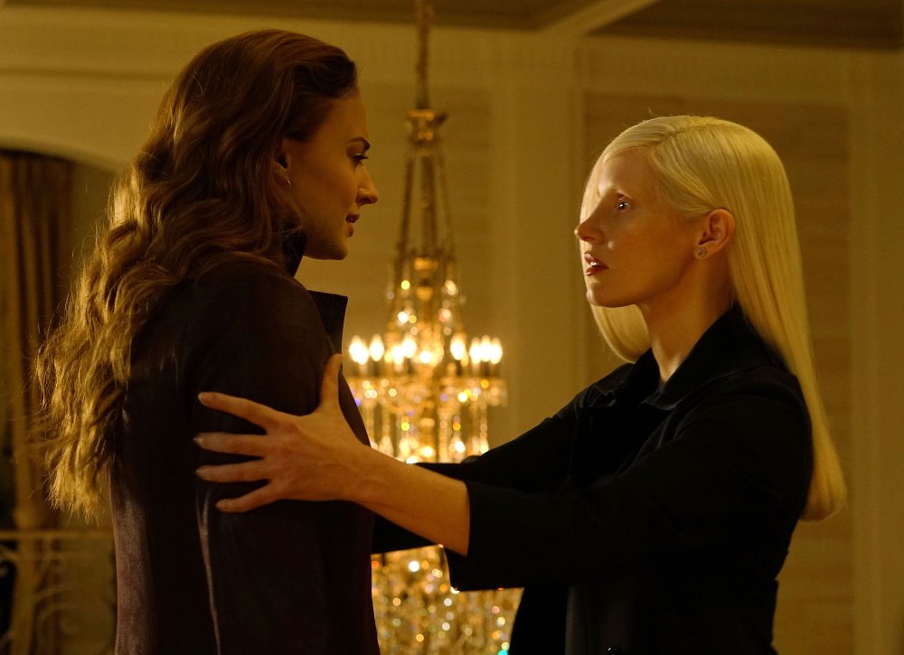Sophie Turner Jessica Chastain Study Mental Illness for Dark Phoenix