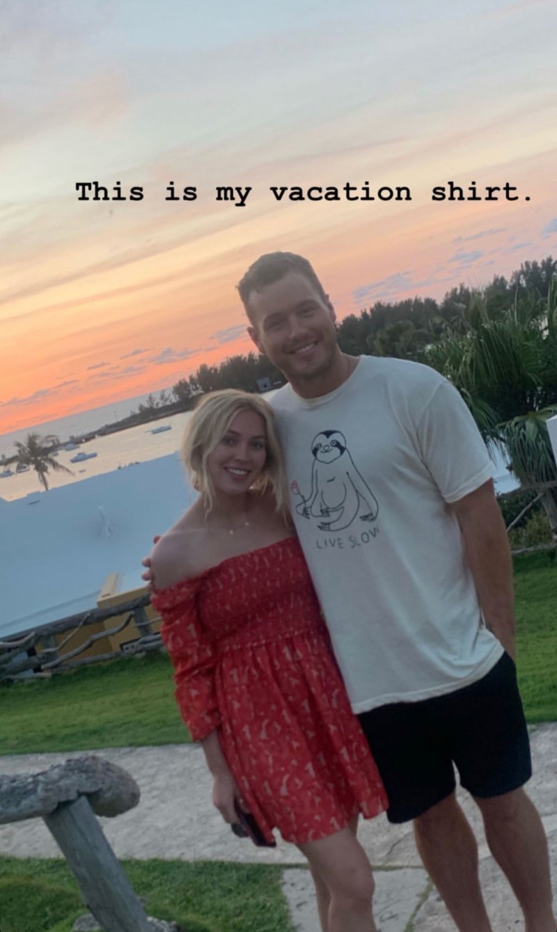 The Bachelor’s Colton Underwood and Cassie Randolph Look So in Love on Bermuda Vacation Portrait Sunset