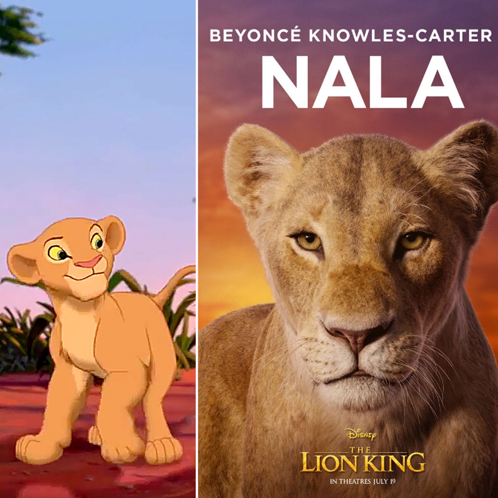 The Lion King Turns 25 Comparing the Animated and Live-Action Characters