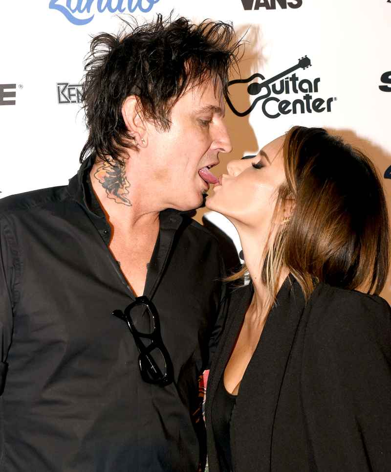 Tommy-Lee-and-Brittany-Furlan-October-2018-PDA-on-red-carpet