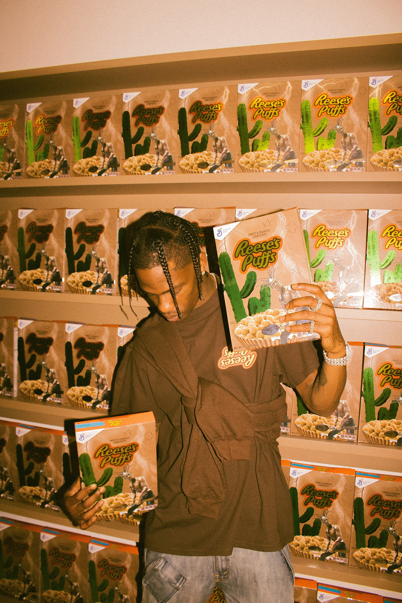 Travis Scott’s Sold-Out Reese’s Puffs Collab