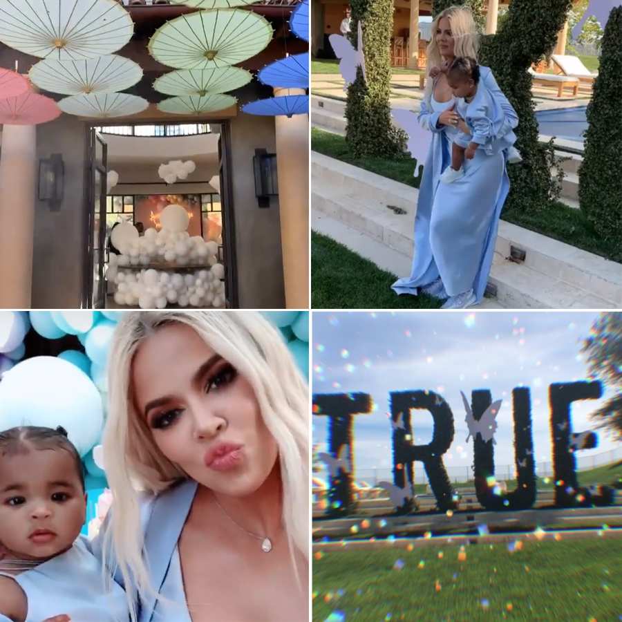 Twinning True Thompson Khloe Kardashian Birthday Partyu