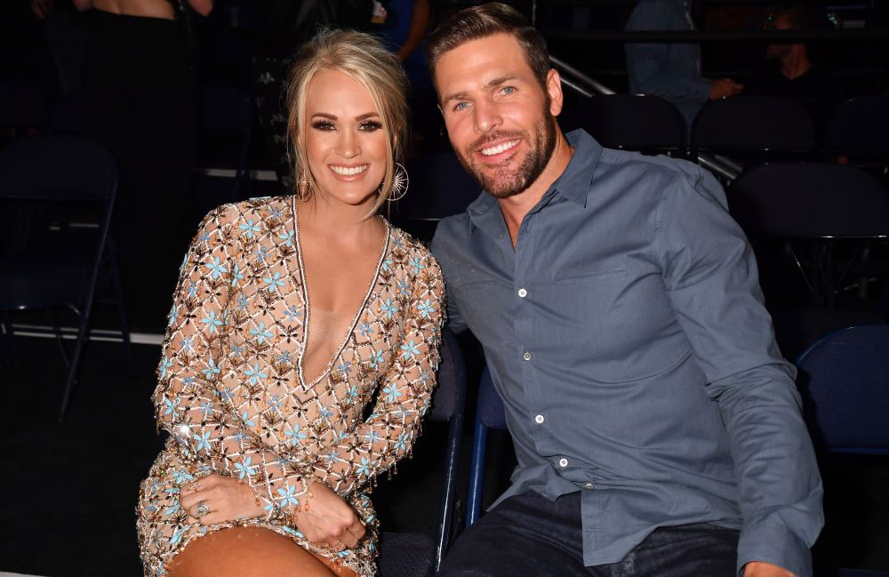 Watch Carrie Underwood's Son, 5 Months, Cry When Dad Mike Fisher Sings, Stop When Mom Sings 2019 CMT Music Awards