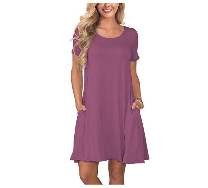 This Casual T-Shirt Dress With Pockets Has Over 1,200 Glowing Reviews