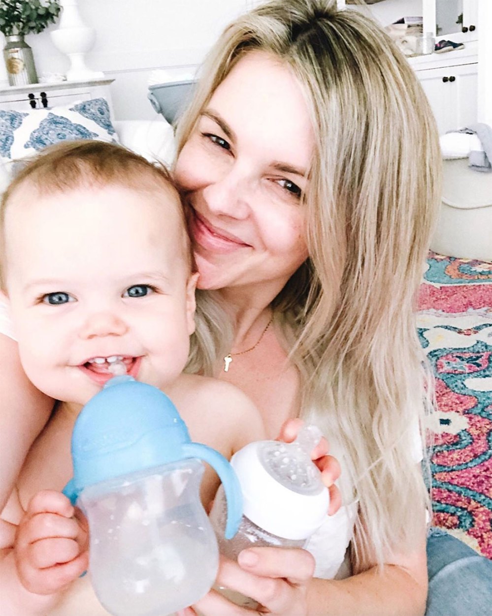 Ali Fedotowsky and son Riley Manno