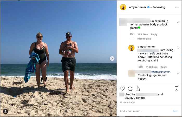 Amy Schumer Post-Baby Body At Beach