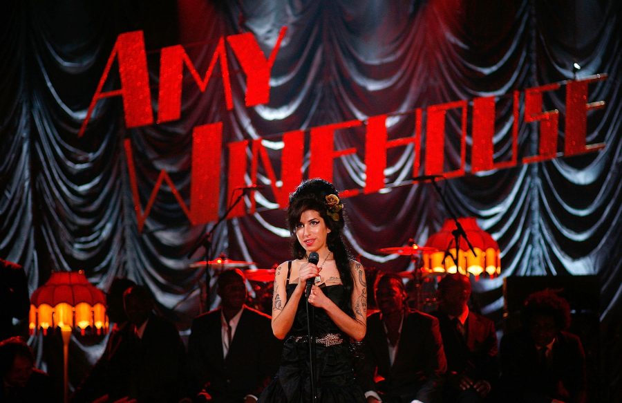 Amy Winehouse Performs at Riverside Studios For 50th Grammy Awards