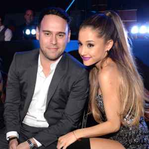 Ariana Grande and Scooter Braun